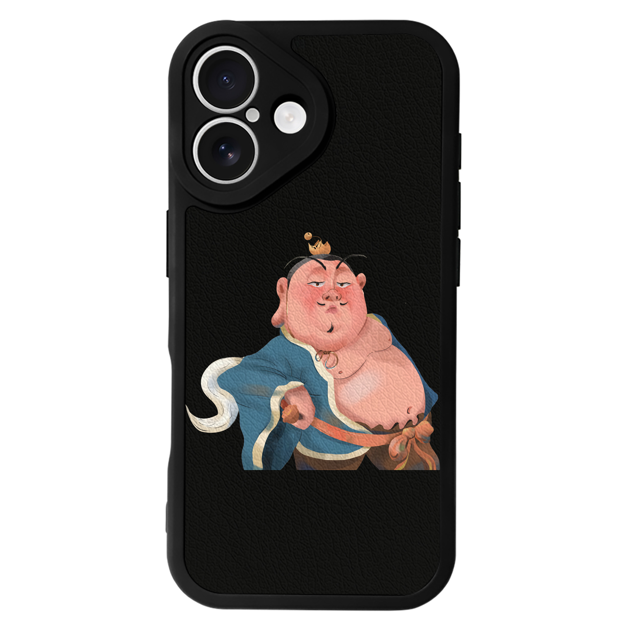 （画像用） Ne Zha 2 ナタ 魔童の大暴れ 【iPhone 16シリーズ対応】シリコンスマホケース（レザー調） 材質：シリコン
